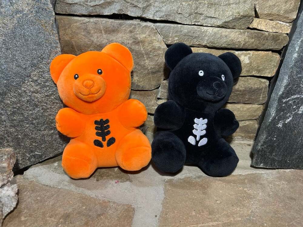 Halloween Bears Black and Orange cute plush Walmart decorative squishy